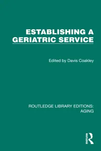 Establishing a Geriatric Service_cover