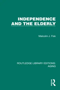 Independence and the Elderly_cover