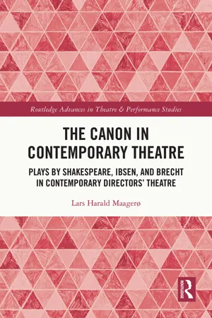 The Canon in Contemporary Theatre