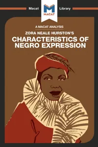 An Analysis of Zora Heale Hurston's Characteristics of Negro Expression_cover