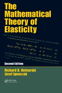 The Mathematical Theory of Elasticity_cover