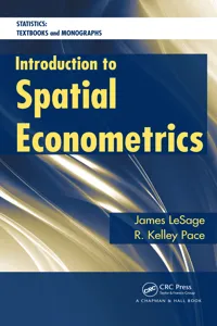 Introduction to Spatial Econometrics_cover