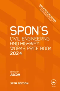 Spon's Civil Engineering and Highway Works Price Book 2024_cover