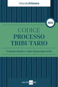 Codice del processo tributario 2024 - Sistema Frizzera_cover