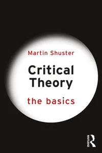 Critical Theory: The Basics_cover