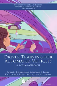 Driver Training for Automated Vehicles_cover