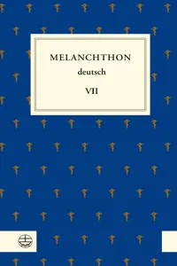 Melanchthon deutsch VII_cover