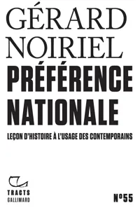 Tracts - Préférence nationale. Leçon d'histoire à l'usage des contemporains_cover