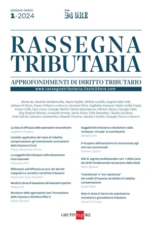 Rassegna Tributaria 1/2024