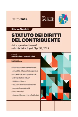 Riforma fiscale 6 - Statuto dei diritti del contribuente