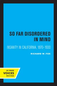So Far Disordered in Mind_cover