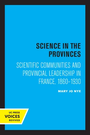 Science in the Provinces