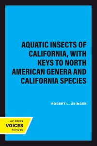 Aquatic Insects of California, with Keys to North American Genera and California Species_cover