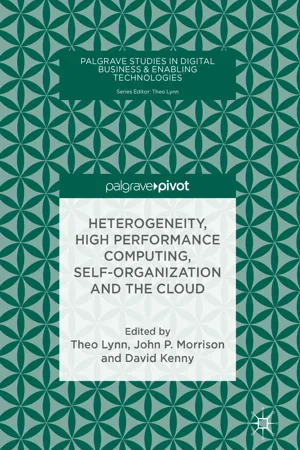 Heterogeneity, High Performance Computing, Self-Organization and the Cloud