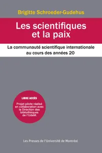 Les scientifiques et la paix_cover