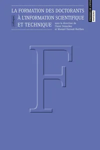 La formation des doctorants à l'information scientifique et technique_cover