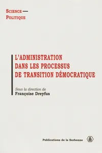 L’administration dans les processus de transition démocratique_cover
