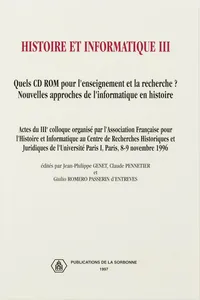Histoire et informatique III
