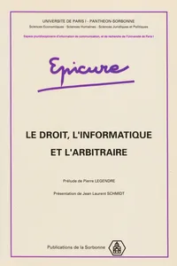 Le droit, l’informatique et l’arbitraire