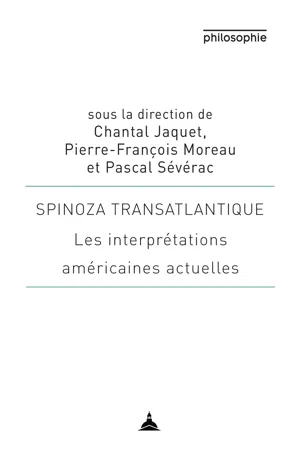 Spinoza transatlantique