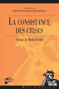 La consistance des crises_cover