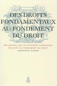 Des droits fondamentaux au fondement du droit_cover