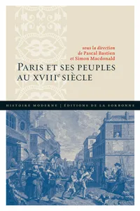 Paris et ses peuples au xviiie siècle_cover