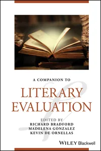A Companion to Literary Evaluation_cover