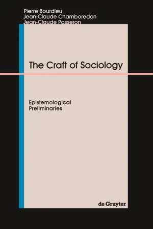 The Craft of Sociology