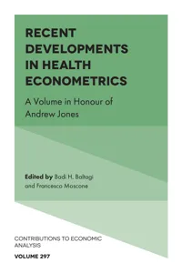 Recent Developments in Health Econometrics_cover