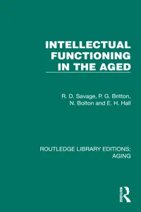 Intellectual Functioning in the Aged_cover