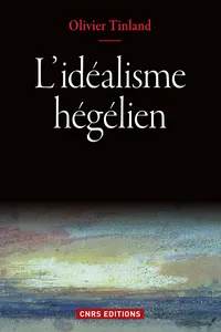 L’idéalisme hégélien_cover