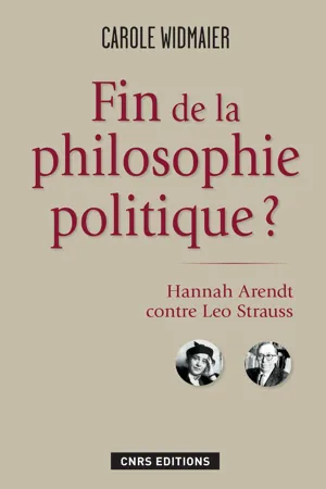 Fin de la philosophie politique ?