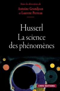 Husserl. La science des phénomènes_cover