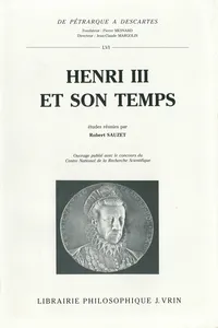 Henri III et son temps_cover