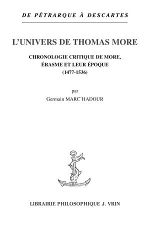 L'univers de Thomas More