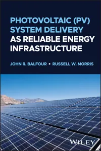 Photovoltaic System Delivery as Reliable Energy Infrastructure_cover