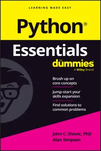 Python Essentials For Dummies_cover