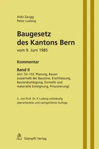 Baugesetz des Kantons Bern_cover