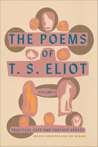 The Poems of T. S. Eliot, Volume II_cover