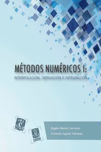 Métodos numéricos I: interpolación, derivación e integración_cover