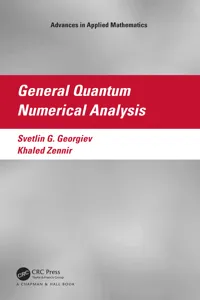 General Quantum Numerical Analysis_cover