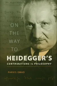 On the Way to Heidegger’s Contributions to Philosophy_cover