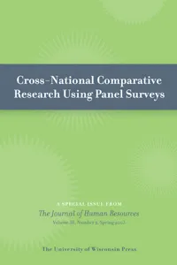 Cross-National Comparative Research Using Panel Surveys_cover
