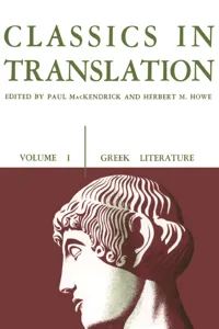 Classics in Translation, Volume I_cover