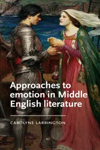 Approaches to emotion in Middle English literature_cover