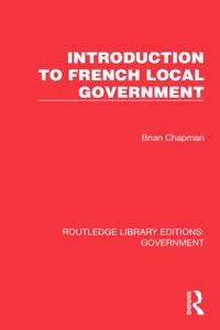 Introduction to French Local Government_cover