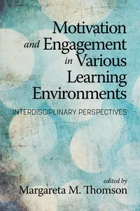 Motivation and Engagement in Various Learning Environments_cover