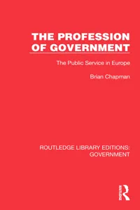 The Profession of Government_cover