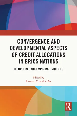 Convergence and Developmental Aspects of Credit Allocations in BRICS Nations
